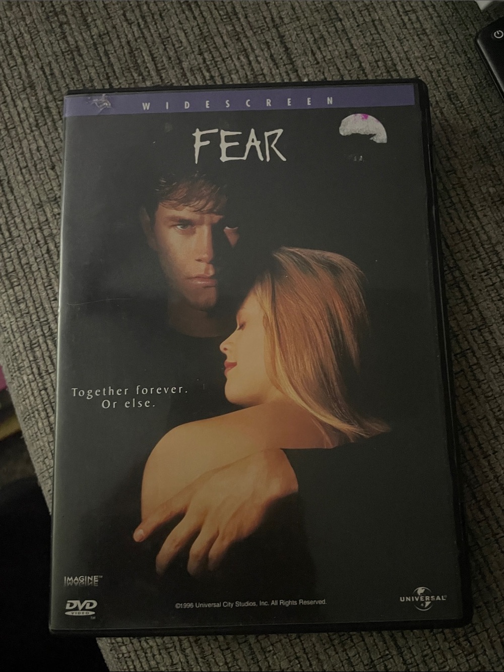 Universal Fear DVD — Mark Wahlburg and Reece Witherspoon 1996